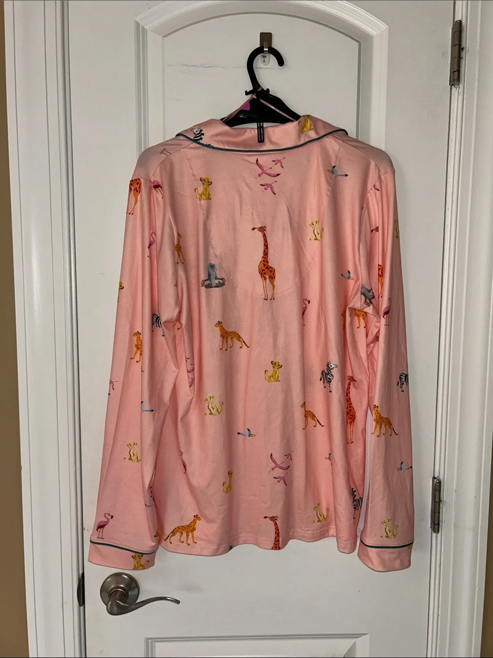 The Lion King Pink Sleepwear Pajama Set with Animal Print - Picture 7 of 9